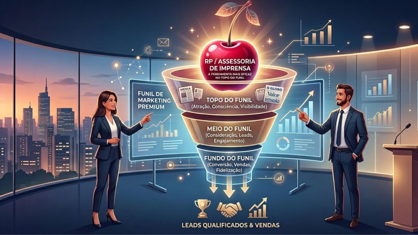 Por que a assessoria de imprensa é topo de funil premium