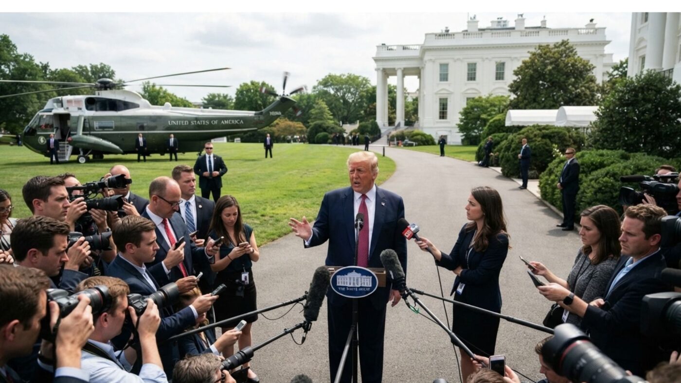 O efeito Trump: falar ou não falar com a imprensa?